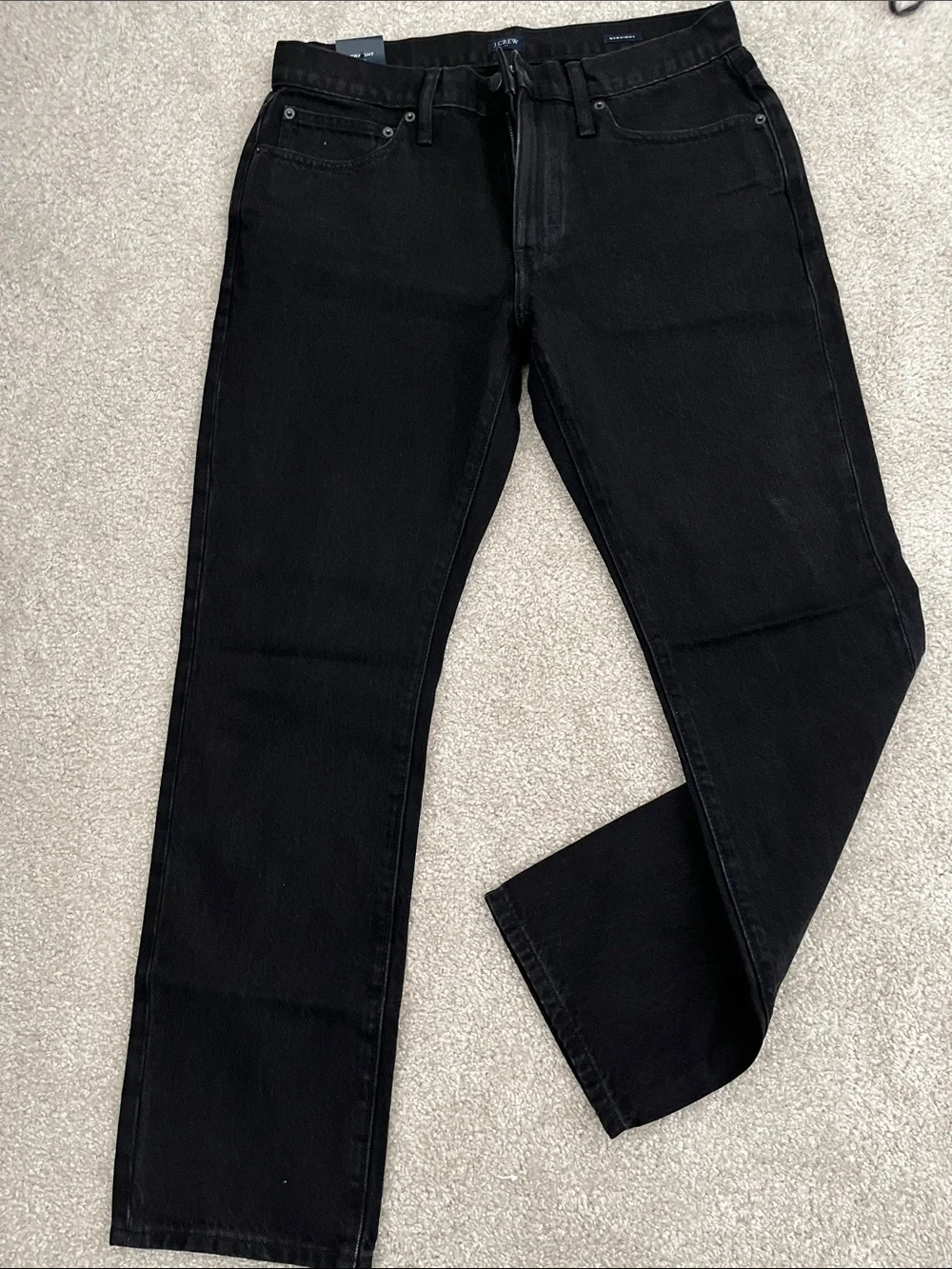 J. Crew Black Straight-Leg Men’s Jeans